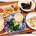 miwayon's cooksnap of when they made 缶つまで♪ムール貝のブルスケッタ.