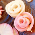 ＊かき＊'s cooksnap of when they made かまぼこ飾り切り『薔薇』.