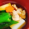 kay★☆★☆'s cooksnap of when they made 簡単♡鶏のシンプルお雑煮♡醤油仕立て.