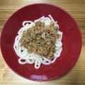 mido32468's cooksnap of when they made 子供大好き☆甘い肉味噌うどん♪.