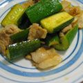 izumi133's cooksnap of when they made 【豚肉とキュウリのラー油炒め】.