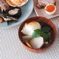 ペキのリリー's cooksnap of when they made 簡単白だしで透明お汁の上品華やかなお雑煮.