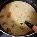 ★いちご大好き★'s cooksnap of when they made ★白菜と鶏むね肉のミルク鍋.