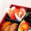 桜月❀咲良mommy's cooksnap of when they made お正月にかまぼこの飾り切り　蘭.