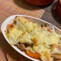 みみず◎'s cooksnap of when they made リメイク☆筑前煮で豆乳グラタン.