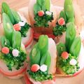 mizukymama's cooksnap of when they made お正月 キャラおかず＊ちくわで門松.