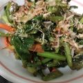 ＊chi〜ko＊'s cooksnap of when they made カブの葉とニンジンのおかか炒め.