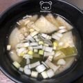 ♡mio1216♡'s cooksnap of when they made 朝食に＊大根とワカメの味噌汁＊.