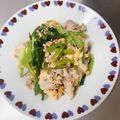 K0A9O0R8U♪'s cooksnap of when they made 豚バラと小松菜と卵のチャンプルー.
