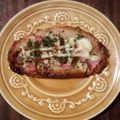 inLondon's cooksnap of when they made 朝食・おやつに！青のりハムマヨトースト.