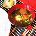 Mizzelle's cooksnap of when they made お正月✿簡単！紅白梅のお雑煮✿.