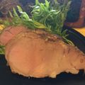akacyairoF's cooksnap of when they made ビールのお供に「イノシシ焼豚」.