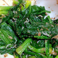 ぴん555's cooksnap of when they made 簡単おつまみ！ほうれん草とちりめん和え.