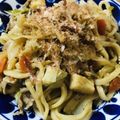 hirose3939's cooksnap of when they made こってりソース焼きうどん♡.