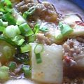 ねぇい's cooksnap of when they made 挽肉と山芋の麻婆風あんかけ.