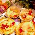 柚子♡⸝⸝⸝'s cooksnap of when they made 余ったワンタンの皮で☆ツナたまピザ.