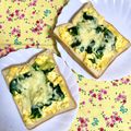 ふたごゆき's cooksnap of when they made 玉子とほうれん草のチーズトースト♥️.