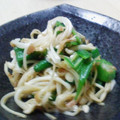 ＊いばら＊'s cooksnap of when they made 簡単♪おくらとえのきの和え物.