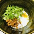 azbjbn's cooksnap of when they made 納豆の温泉卵のせ.