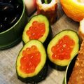 ゆあなし's cooksnap of when they made 超簡単くり抜くだけ！おせち胡瓜いくら詰め.