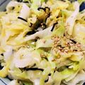 梨夜☆'s cooksnap of when they made レンジで簡単即席蒸しキャベツの海苔あえ。.