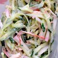 めいちママ＊'s cooksnap of when they made 簡単に作れる♡カニカマとかまぼこサラダ.