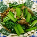 ととろ＆めい's cooksnap of when they made 簡単☆舞茸と小松菜の冷やし煮浸し♪.