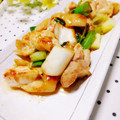 ジュリネ☆'s cooksnap of when they made 鶏肉と白ネギの柚子こしょう炒め.