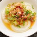 amiji's cooksnap of when they made レンジで簡単！みぞれ餅！辛味餅！.