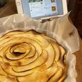 RajCook's cooksnap of when they made ♡薔薇りんごのさつま芋チーズケーキ♡.