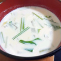 かすがべ's cooksnap of when they made 簡単！菊芋と小松菜のポタージュ.