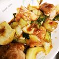 メリー・モコ's cooksnap of when they made 鳥モモ肉とチンゲン菜のコチュジャン炒め☆.