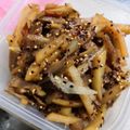 NAGANO久留米's cooksnap of when they made 材料ひとつで。きんぴらおじゃが.