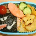 kuchibue's cooksnap of when they made *マリオのキラー弁当*キャラ弁*.