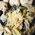 モモマ124's cooksnap of when they made 簡単豚肉こんにゃく小松菜すき焼き風炒め煮.