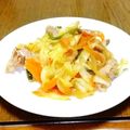 ちぇりぃ2014's cooksnap of when they made 豚バラキャベツのバタポン炒め.