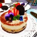 かおりかざり's cooksnap of when they made カフェ・オレオ♡二層レアチーズムース.