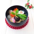 すんずく娘's cooksnap of when they made お雑煮 関東風 白だし おすまし.