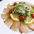 いなばっくす☆'s cooksnap of when they made 5分で完成♬真鯛のカルパッチョ.