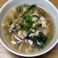 みぃくんのママ's cooksnap of when they made ぽかぽか♡小松菜とひき肉の生姜スープ.