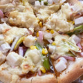 パッシーユ's cooksnap of when they made 簡単！照り焼き風ソースの餅入り和風ピザ.