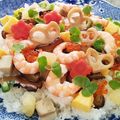 Yukiまむ's cooksnap of when they made おせちらし.