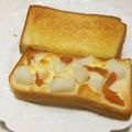 きらり流れ星's cooksnap of when they made チーズとかまぼこのトースト.
