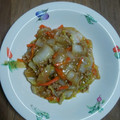 acco13's cooksnap of when they made 白菜と豚肉とくずきりオイスターソース炒め.