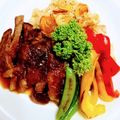 ☆じんママ☆'s cooksnap of when they made お肉でご飯【ステーキガーリックライス♥】.