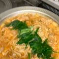 マダムキュリー's cooksnap of when they made スープまで飲みほす簡単キムチ鍋!!節約!.