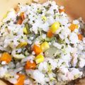 。mican。's cooksnap of when they made 簡単離乳食☆コーン缶の炊き込みご飯.