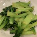 Kaon．'s cooksnap of when they made ターツァイの中華風お浸し.