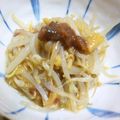 ゆゆゆかちん's cooksnap of when they made もやしの梅干、なめたけあえ！安いよ！！.