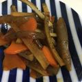 hrmta's cooksnap of when they made ご飯がすすむ・ごぼうとこんにゃくの炒め煮.